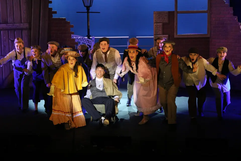 Willenhall Musical Theatre Company's 2018 production of Half a Sixpence at Dormston Mill Theatre, Sedgley. Photograph 234 of 258.