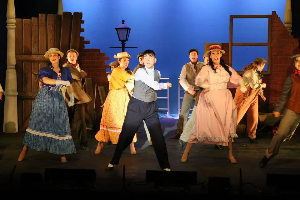 Willenhall Musical Theatre Company's 2018 production of Half a Sixpence at Dormston Mill Theatre, Sedgley. Photograph 235 of 258.