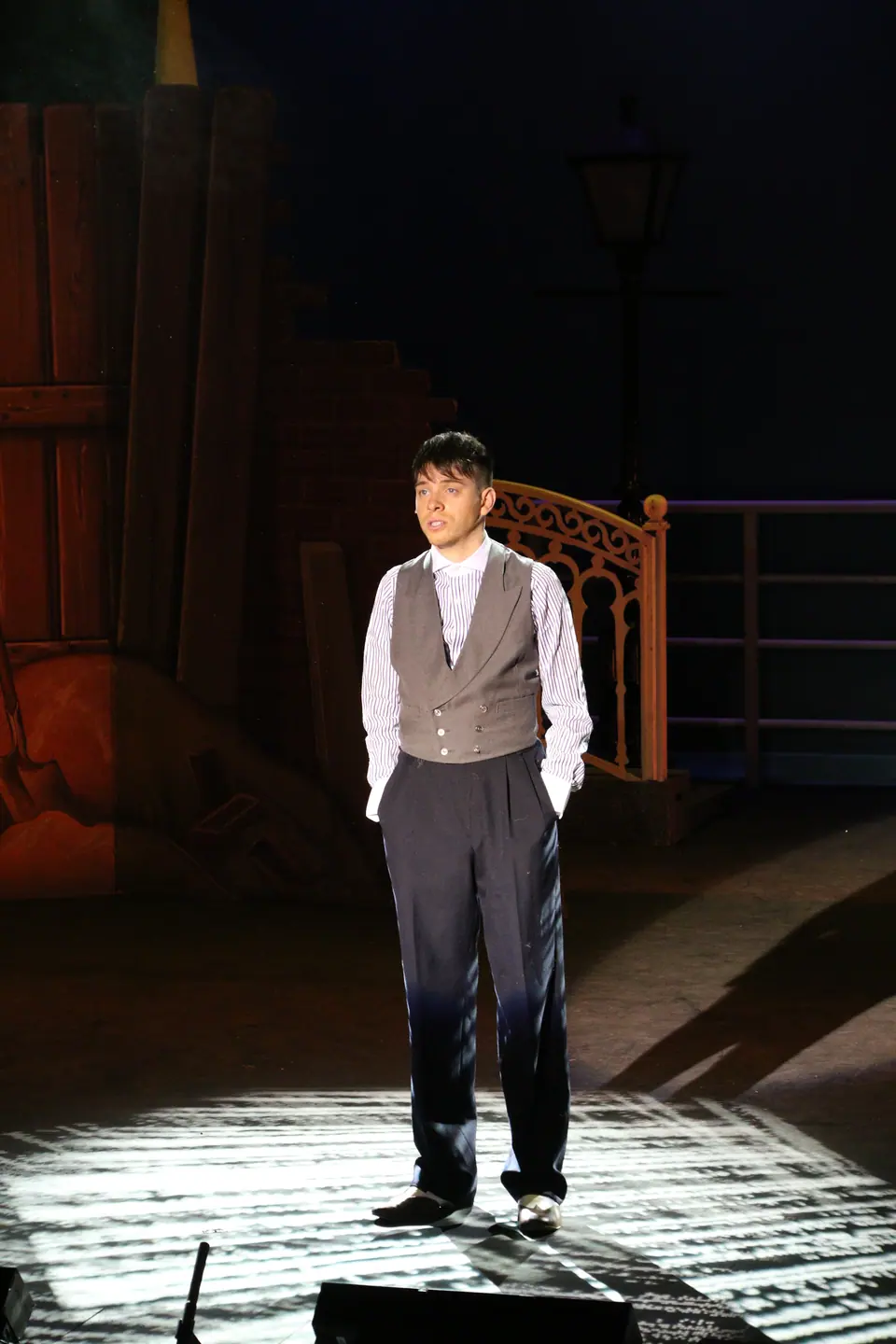 Willenhall Musical Theatre Company's 2018 production of Half a Sixpence at Dormston Mill Theatre, Sedgley. Photograph 237 of 258.