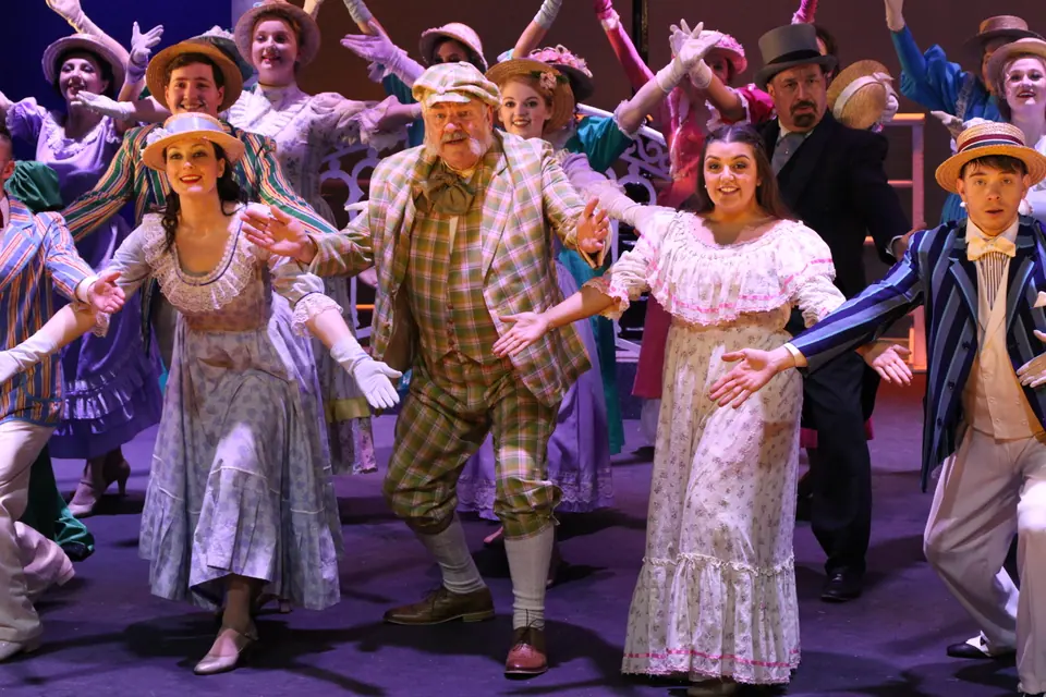 Willenhall Musical Theatre Company's 2018 production of Half a Sixpence at Dormston Mill Theatre, Sedgley. Photograph 256 of 258.