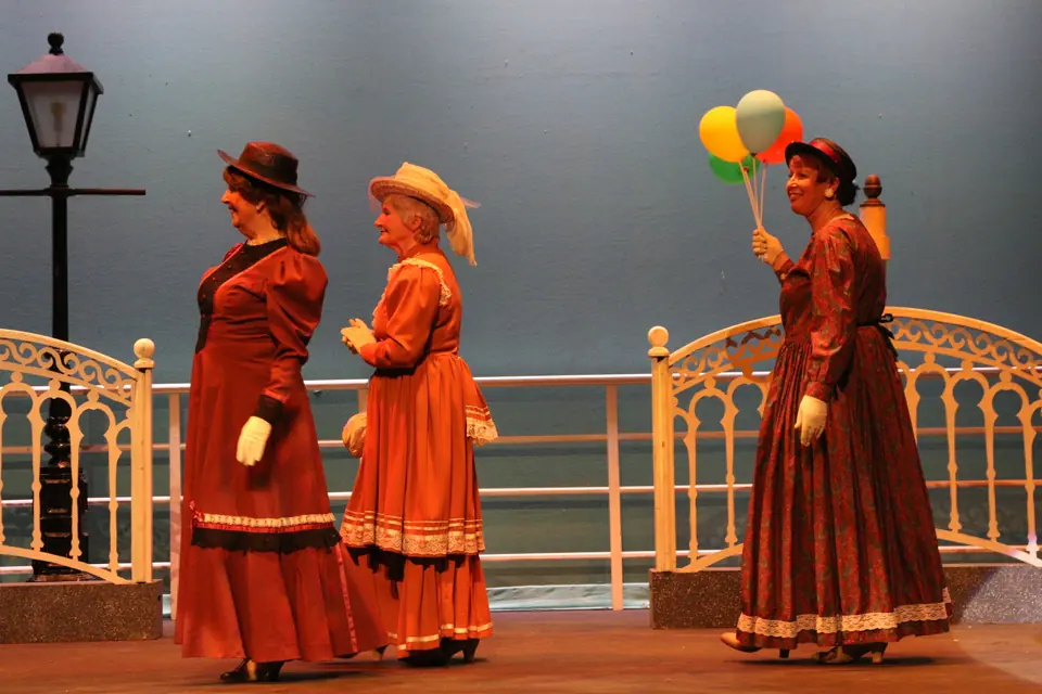 Willenhall Musical Theatre Company's 2018 production of Half a Sixpence at Dormston Mill Theatre, Sedgley. Photograph 30 of 258.