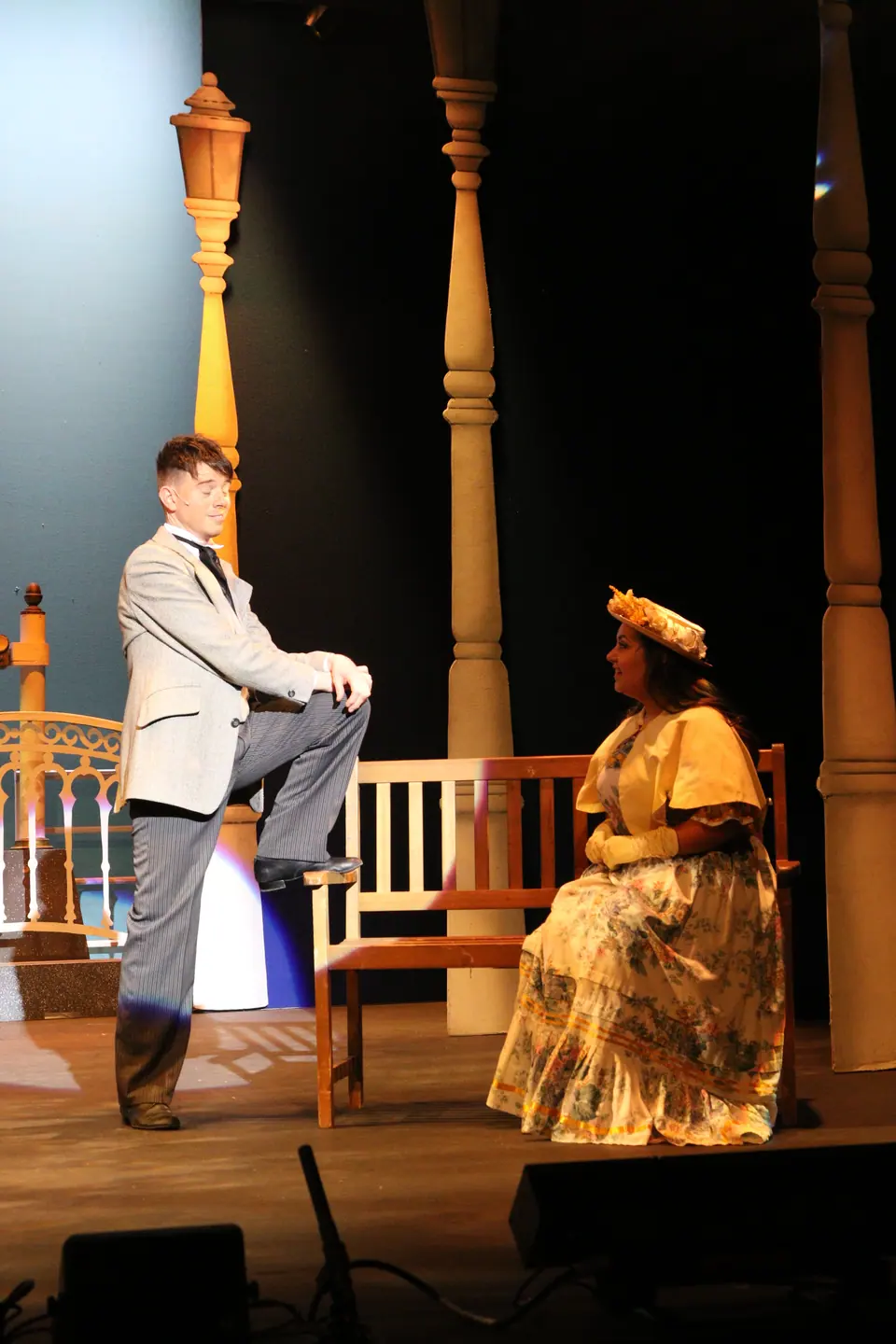 Willenhall Musical Theatre Company's 2018 production of Half a Sixpence at Dormston Mill Theatre, Sedgley. Photograph 32 of 258.