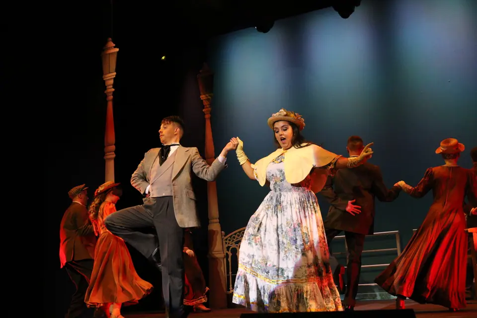 Willenhall Musical Theatre Company's 2018 production of Half a Sixpence at Dormston Mill Theatre, Sedgley. Photograph 34 of 258.