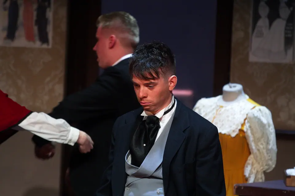 Willenhall Musical Theatre Company's 2018 production of Half a Sixpence at Dormston Mill Theatre, Sedgley. Photograph 38 of 258.