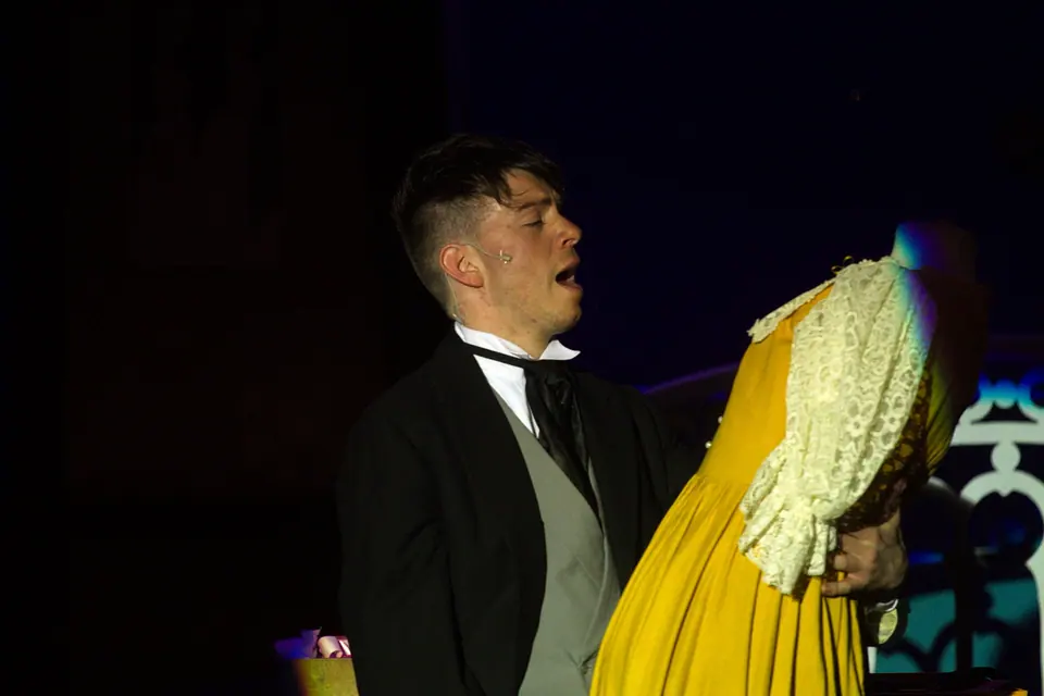 Willenhall Musical Theatre Company's 2018 production of Half a Sixpence at Dormston Mill Theatre, Sedgley. Photograph 39 of 258.