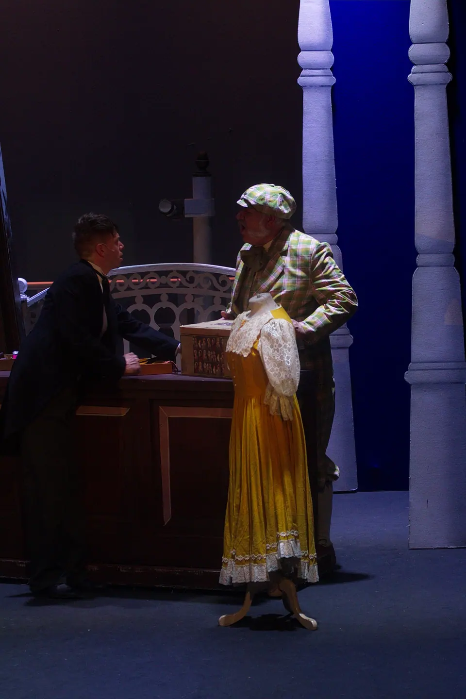 Willenhall Musical Theatre Company's 2018 production of Half a Sixpence at Dormston Mill Theatre, Sedgley. Photograph 40 of 258.