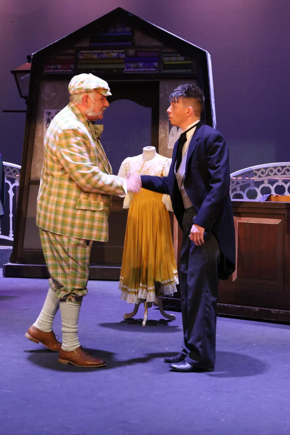 Willenhall Musical Theatre Company's 2018 production of Half a Sixpence at Dormston Mill Theatre, Sedgley. Photograph 43 of 258.