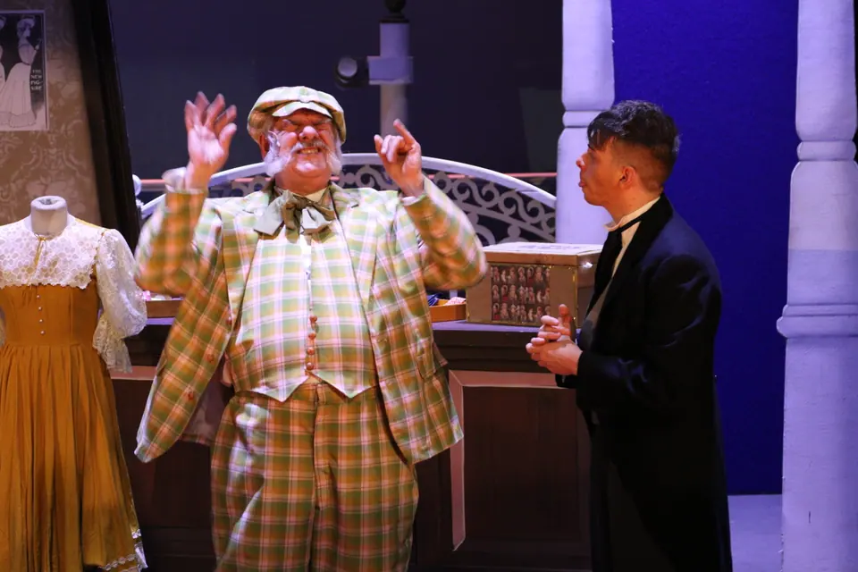 Willenhall Musical Theatre Company's 2018 production of Half a Sixpence at Dormston Mill Theatre, Sedgley. Photograph 44 of 258.