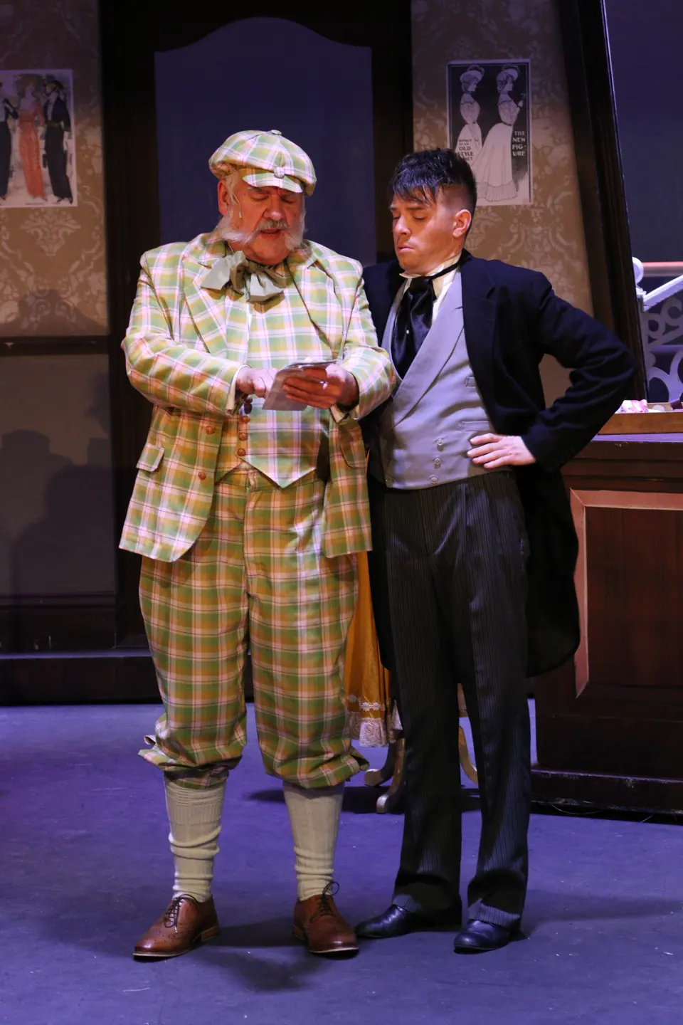 Willenhall Musical Theatre Company's 2018 production of Half a Sixpence at Dormston Mill Theatre, Sedgley. Photograph 46 of 258.