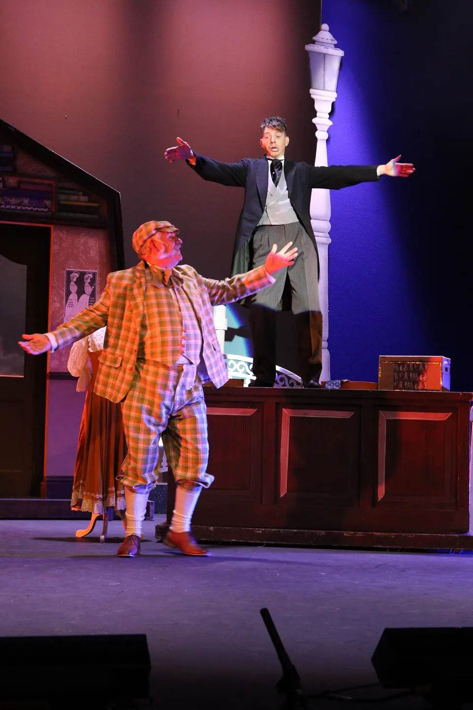 Willenhall Musical Theatre Company's 2018 production of Half a Sixpence at Dormston Mill Theatre, Sedgley. Photograph 48 of 258.