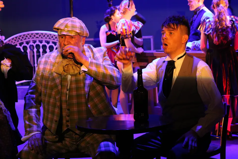 Willenhall Musical Theatre Company's 2018 production of Half a Sixpence at Dormston Mill Theatre, Sedgley. Photograph 50 of 258.