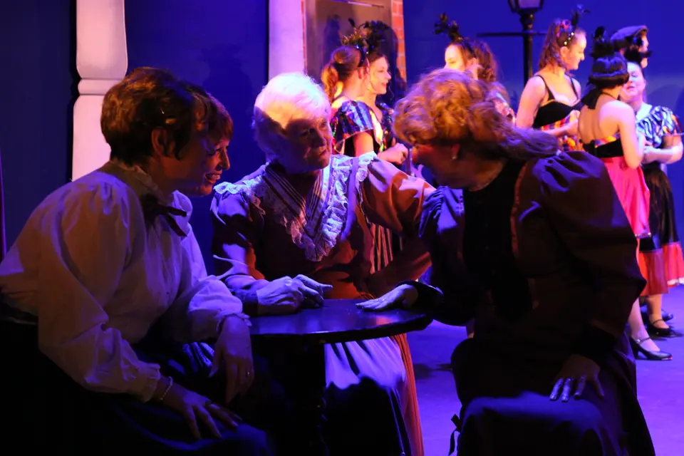 Willenhall Musical Theatre Company's 2018 production of Half a Sixpence at Dormston Mill Theatre, Sedgley. Photograph 55 of 258.