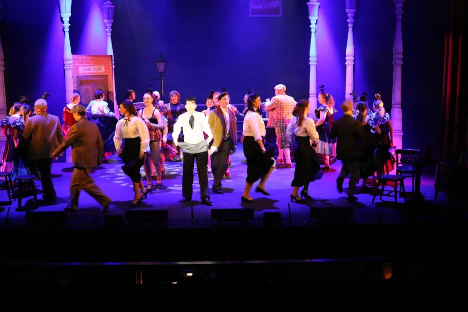 Willenhall Musical Theatre Company's 2018 production of Half a Sixpence at Dormston Mill Theatre, Sedgley. Photograph 58 of 258.