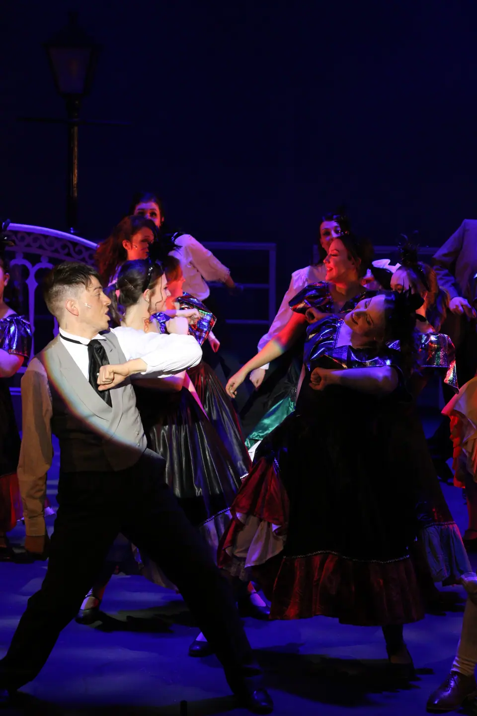 Willenhall Musical Theatre Company's 2018 production of Half a Sixpence at Dormston Mill Theatre, Sedgley. Photograph 59 of 258.