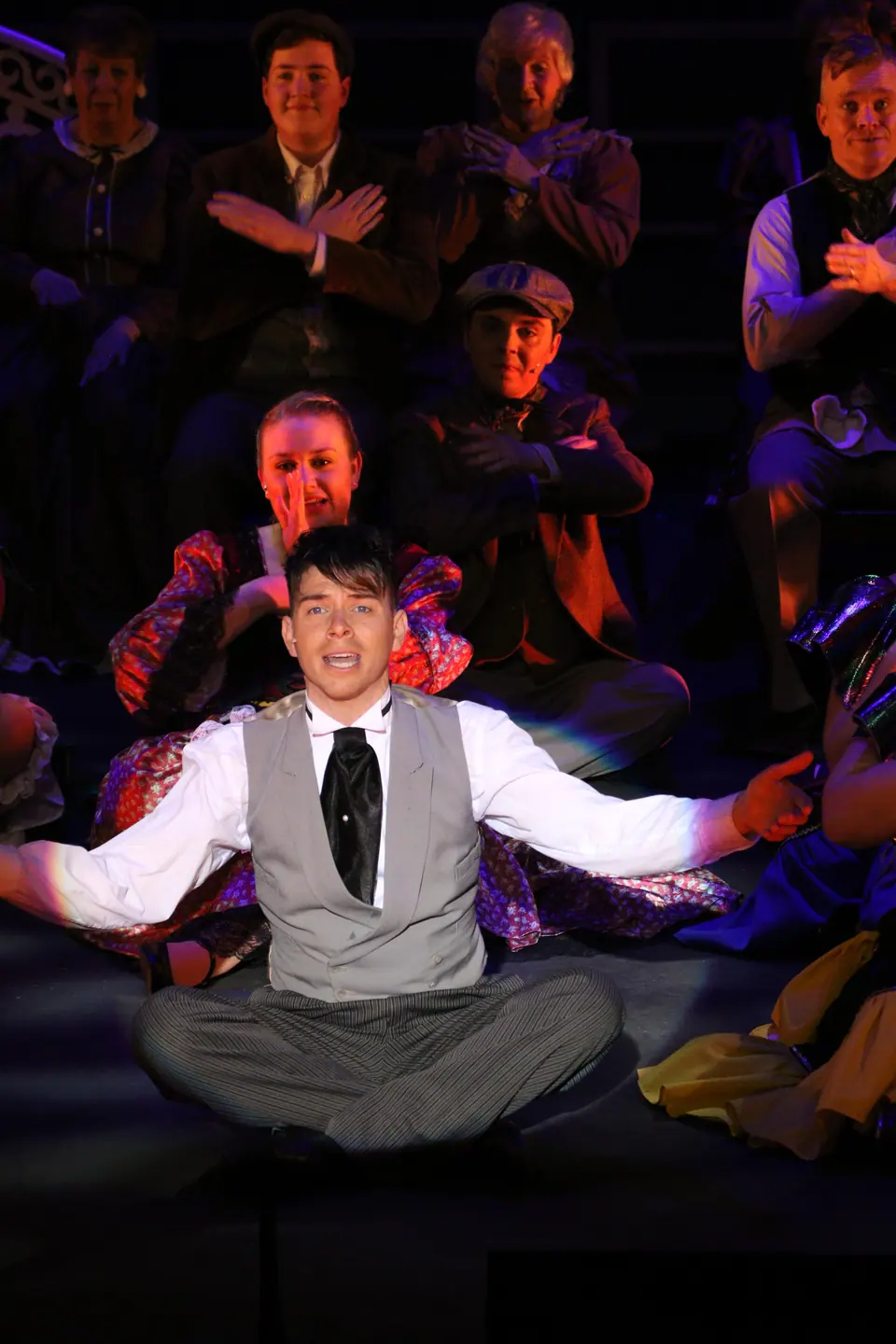 Willenhall Musical Theatre Company's 2018 production of Half a Sixpence at Dormston Mill Theatre, Sedgley. Photograph 60 of 258.