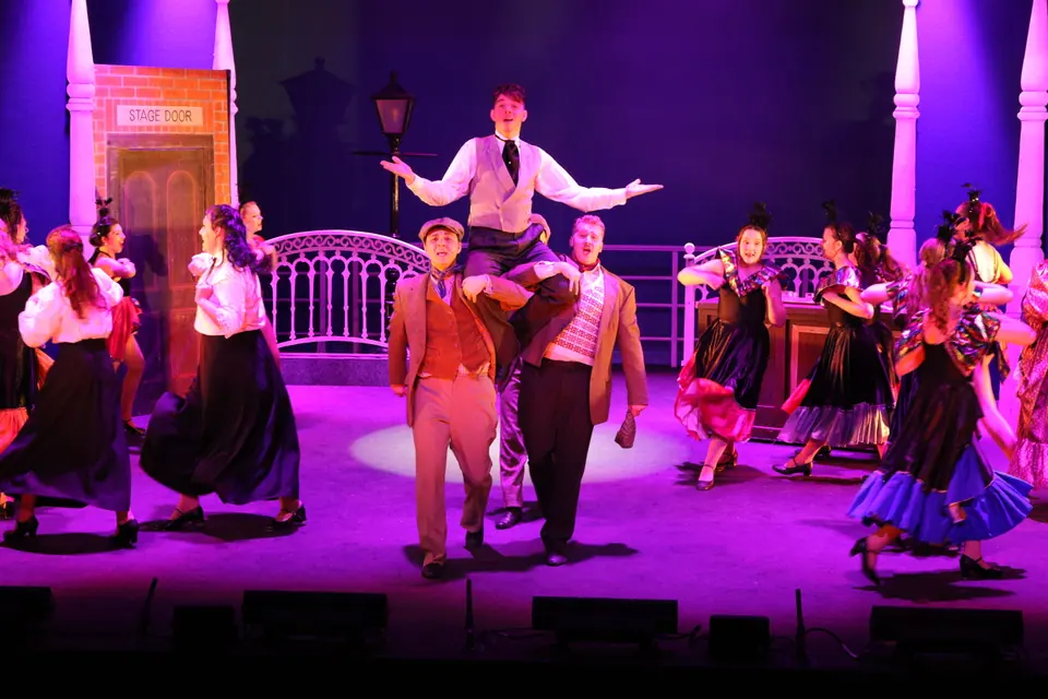Willenhall Musical Theatre Company's 2018 production of Half a Sixpence at Dormston Mill Theatre, Sedgley. Photograph 64 of 258.