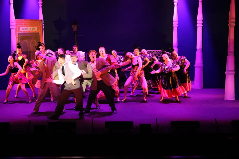 Willenhall Musical Theatre Company's 2018 production of Half a Sixpence at Dormston Mill Theatre, Sedgley. Photograph 66 of 258.