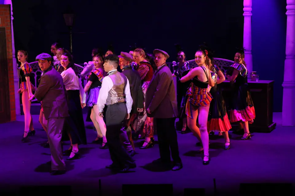 Willenhall Musical Theatre Company's 2018 production of Half a Sixpence at Dormston Mill Theatre, Sedgley. Photograph 68 of 258.