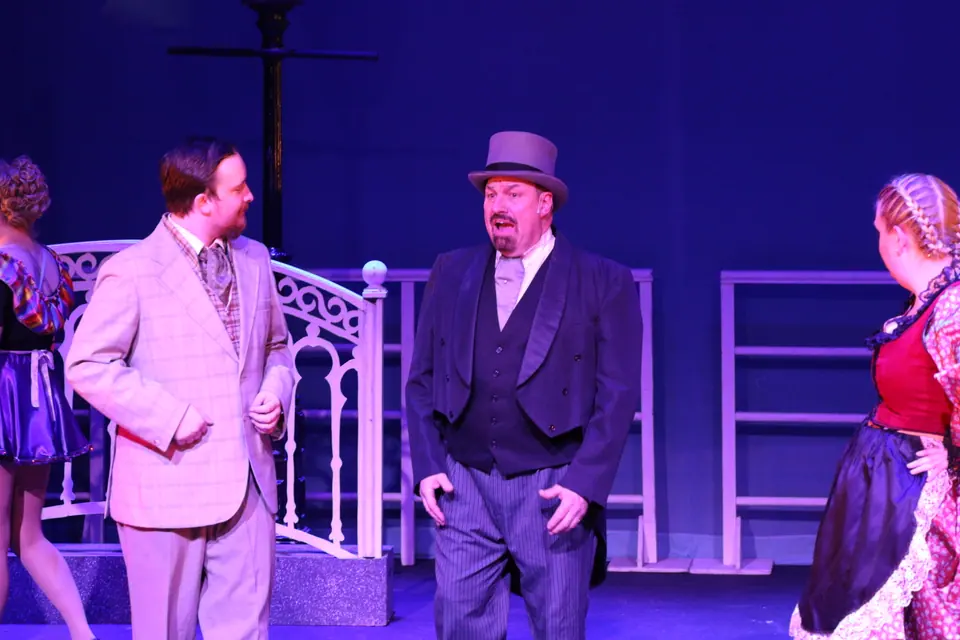 Willenhall Musical Theatre Company's 2018 production of Half a Sixpence at Dormston Mill Theatre, Sedgley. Photograph 70 of 258.