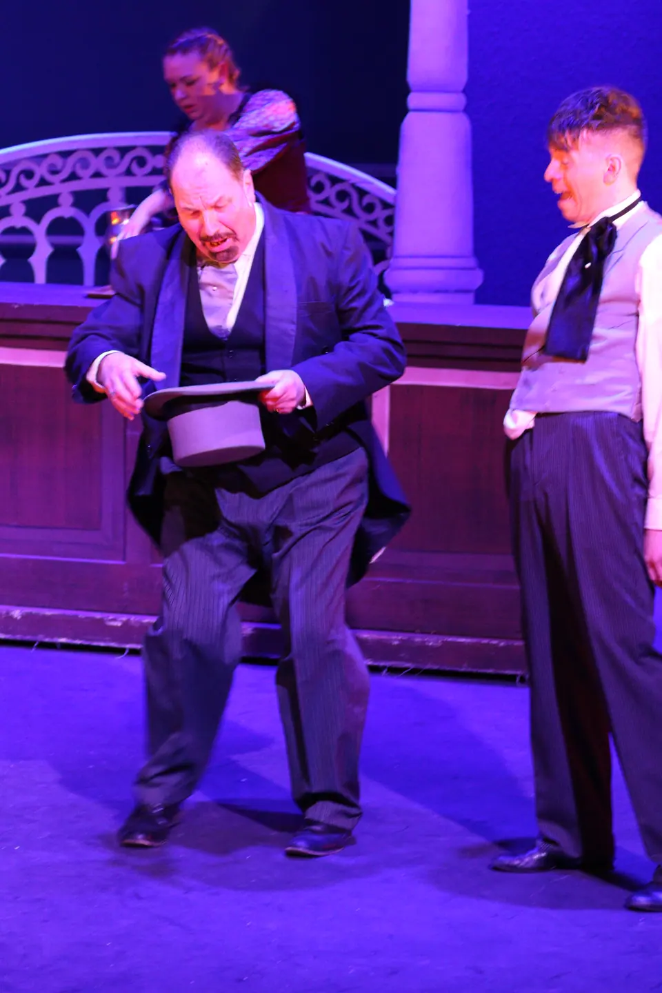 Willenhall Musical Theatre Company's 2018 production of Half a Sixpence at Dormston Mill Theatre, Sedgley. Photograph 71 of 258.