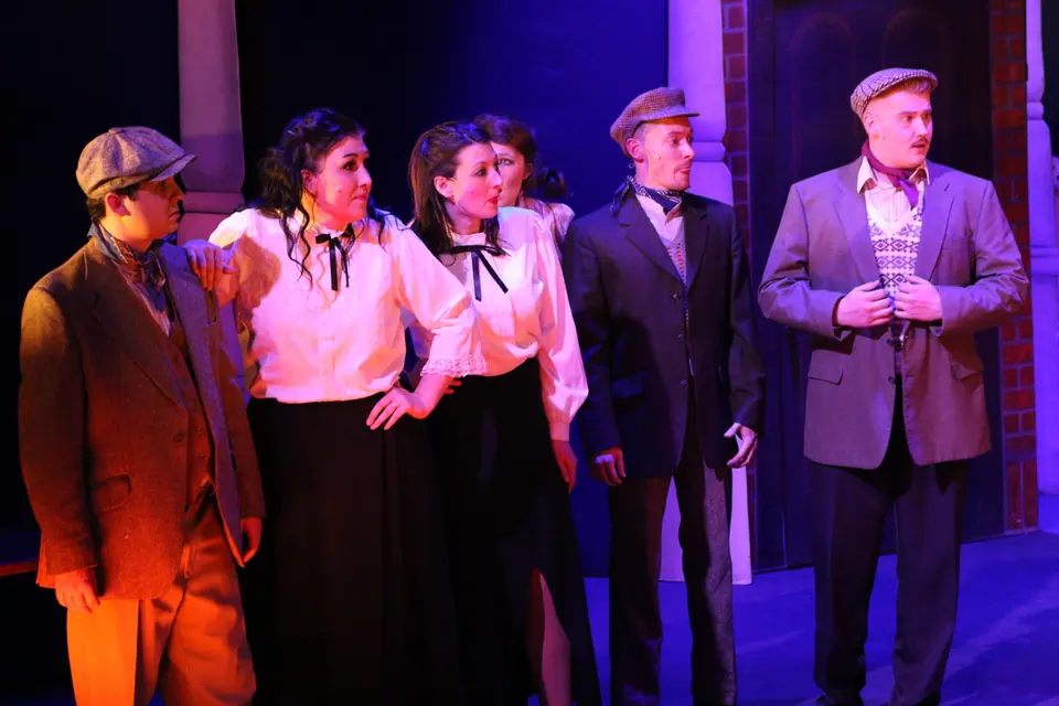 Willenhall Musical Theatre Company's 2018 production of Half a Sixpence at Dormston Mill Theatre, Sedgley. Photograph 72 of 258.