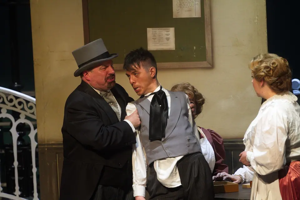Willenhall Musical Theatre Company's 2018 production of Half a Sixpence at Dormston Mill Theatre, Sedgley. Photograph 75 of 258.