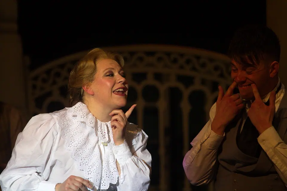 Willenhall Musical Theatre Company's 2018 production of Half a Sixpence at Dormston Mill Theatre, Sedgley. Photograph 78 of 258.