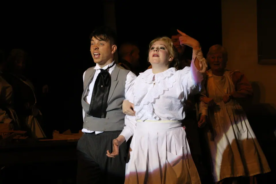 Willenhall Musical Theatre Company's 2018 production of Half a Sixpence at Dormston Mill Theatre, Sedgley. Photograph 79 of 258.