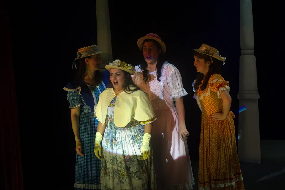 Willenhall Musical Theatre Company's 2018 production of Half a Sixpence at Dormston Mill Theatre, Sedgley. Photograph 84 of 258.