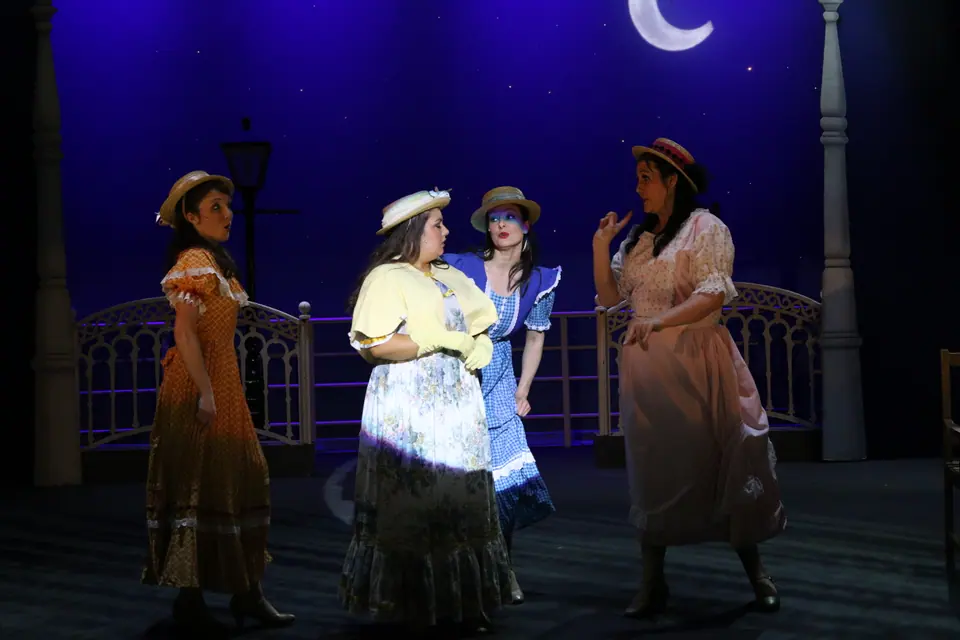 Willenhall Musical Theatre Company's 2018 production of Half a Sixpence at Dormston Mill Theatre, Sedgley. Photograph 85 of 258.