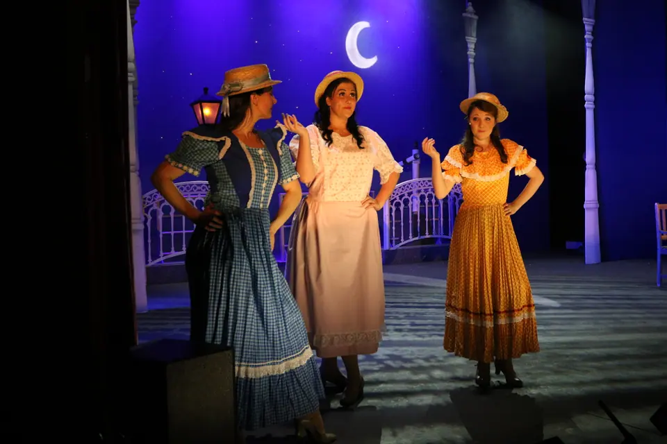 Willenhall Musical Theatre Company's 2018 production of Half a Sixpence at Dormston Mill Theatre, Sedgley. Photograph 86 of 258.