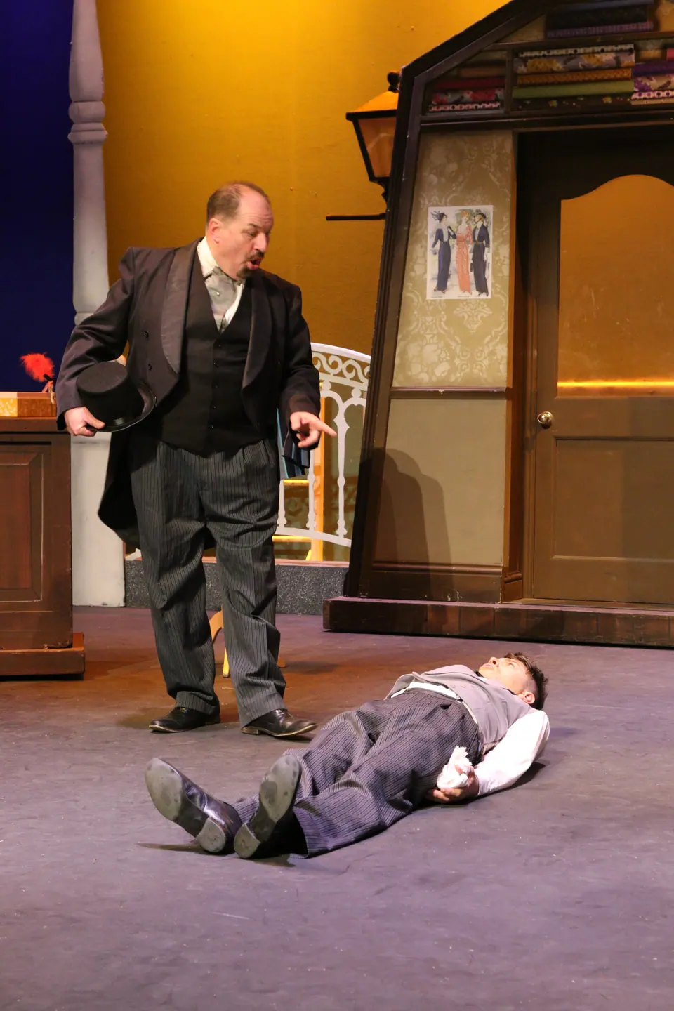 Willenhall Musical Theatre Company's 2018 production of Half a Sixpence at Dormston Mill Theatre, Sedgley. Photograph 90 of 258.