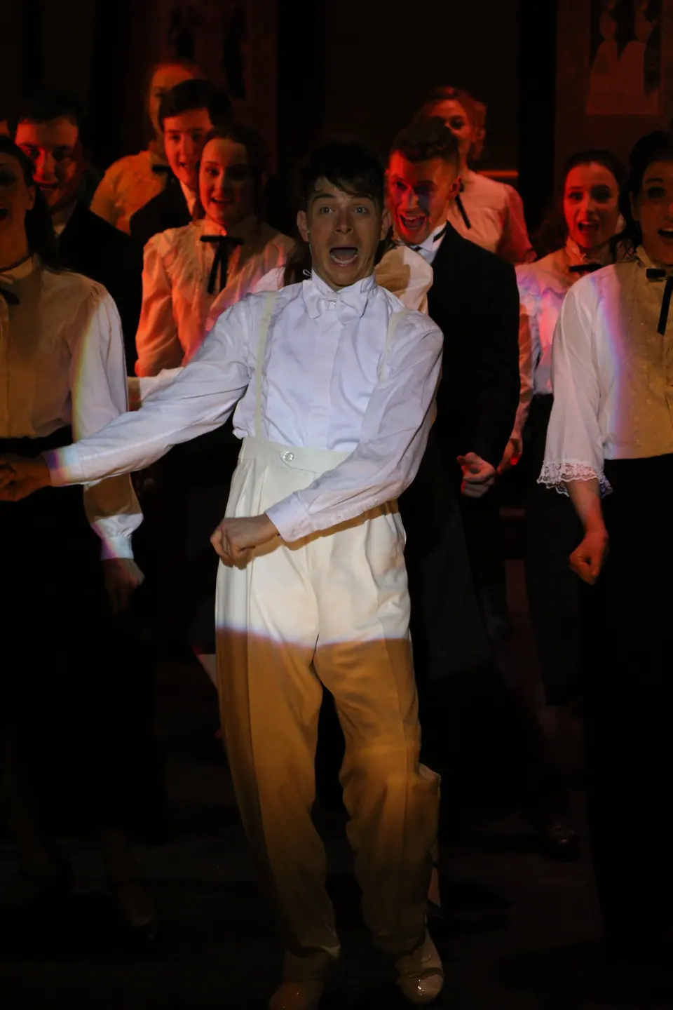 Willenhall Musical Theatre Company's 2018 production of Half a Sixpence at Dormston Mill Theatre, Sedgley. Photograph 96 of 258.