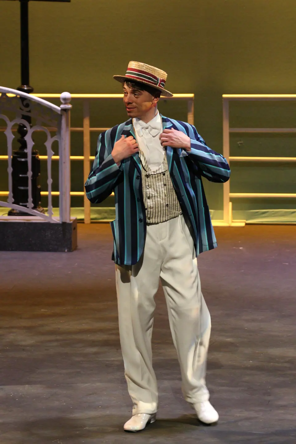 Willenhall Musical Theatre Company's 2018 production of Half a Sixpence at Dormston Mill Theatre, Sedgley. Photograph 99 of 258.