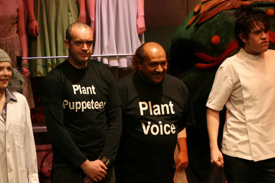 Willenhall Musical Theatre Company's 2008 production of Little Shop of Horrors. Photograph 3 of 30.