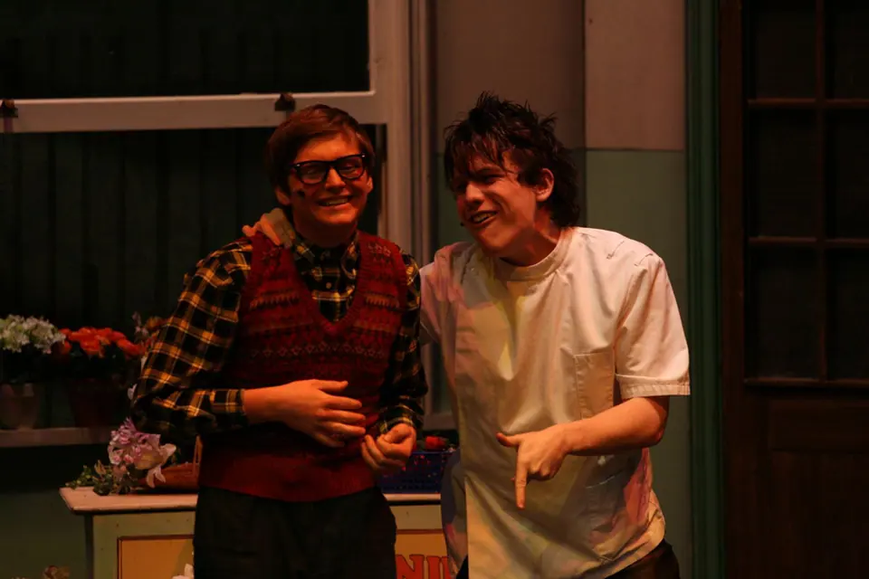 Willenhall Musical Theatre Company's 2008 production of Little Shop of Horrors. Photograph 91 of 171.