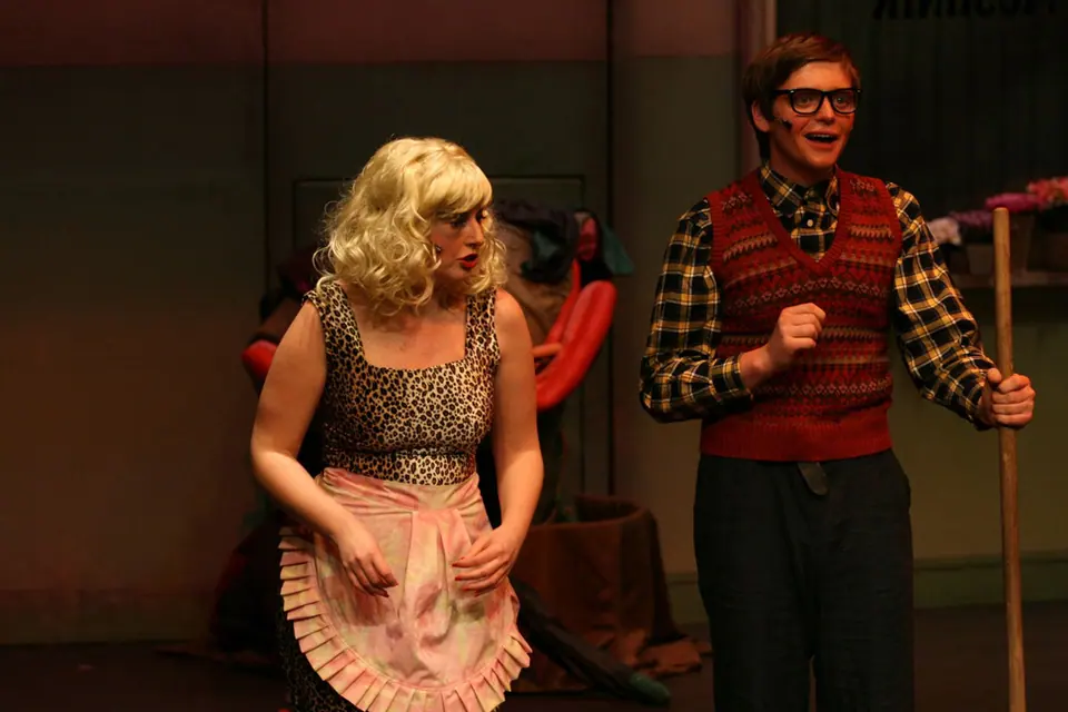 Willenhall Musical Theatre Company's 2008 production of Little Shop of Horrors. Photograph 92 of 171.
