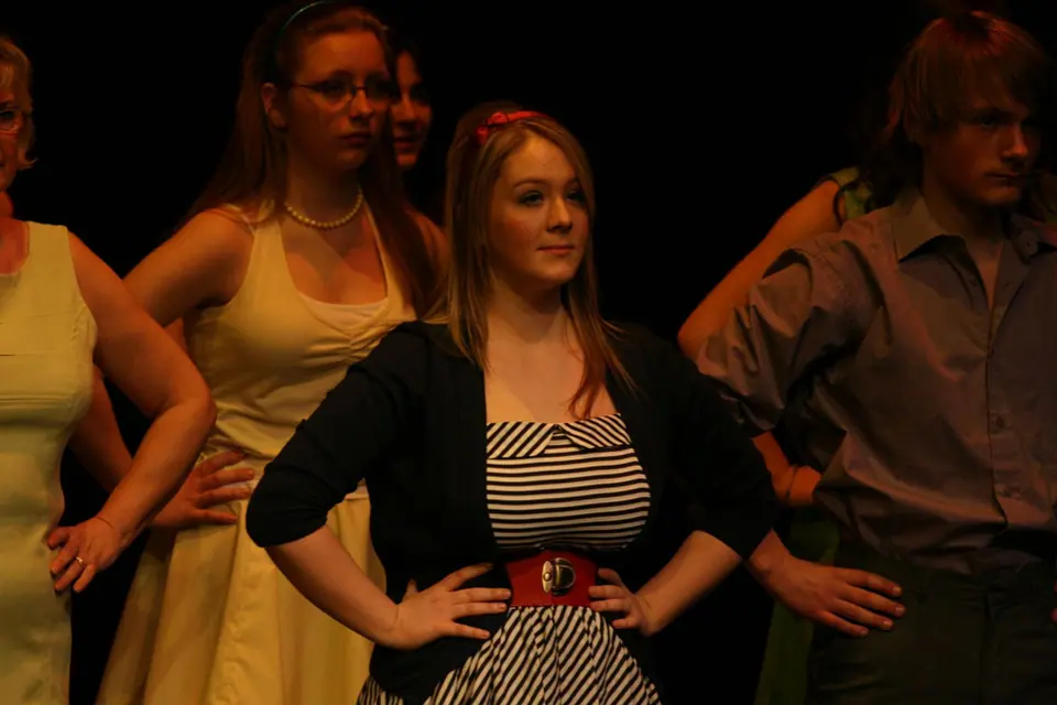 Willenhall Musical Theatre Company's 2008 production of Little Shop of Horrors. Photograph 103 of 171.