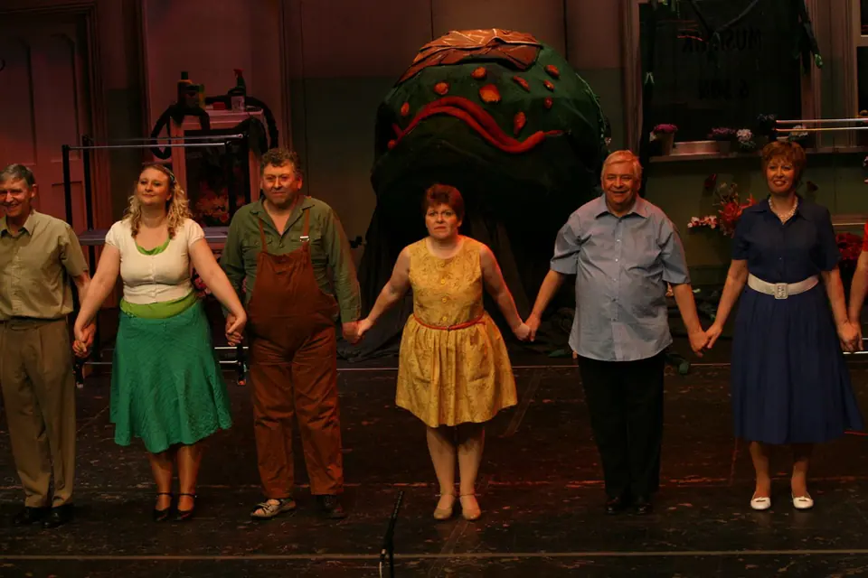 Willenhall Musical Theatre Company's 2008 production of Little Shop of Horrors. Photograph 108 of 171.