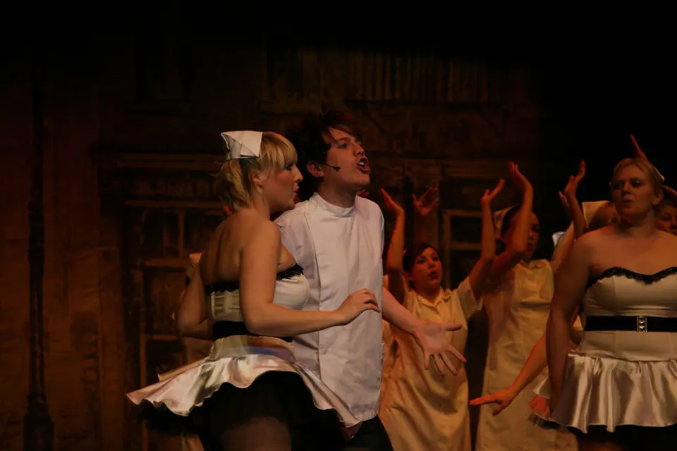 Willenhall Musical Theatre Company's 2008 production of Little Shop of Horrors. Photograph 112 of 171.