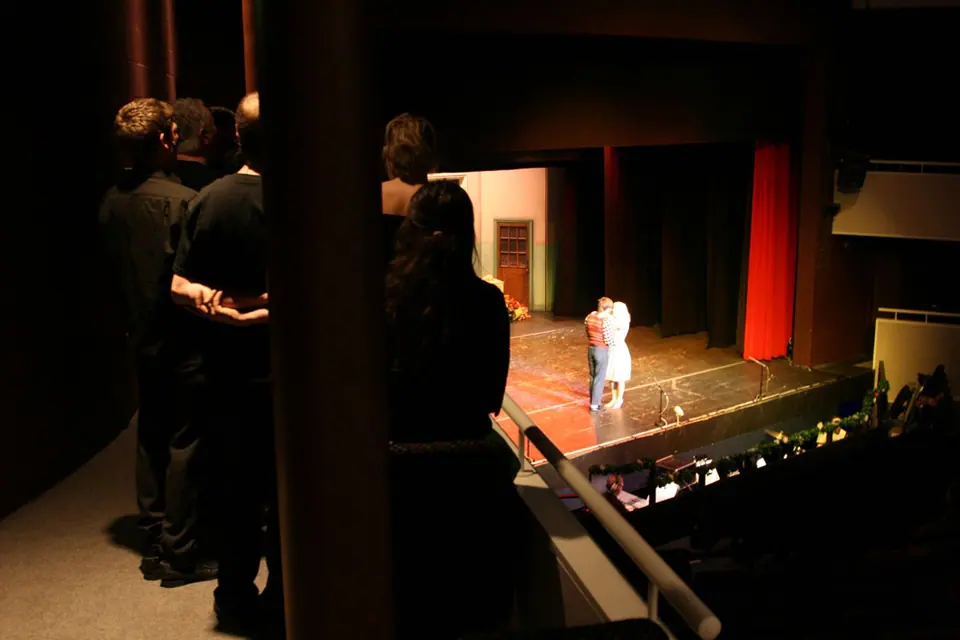 Willenhall Musical Theatre Company's 2008 production of Little Shop of Horrors. Photograph 113 of 171.