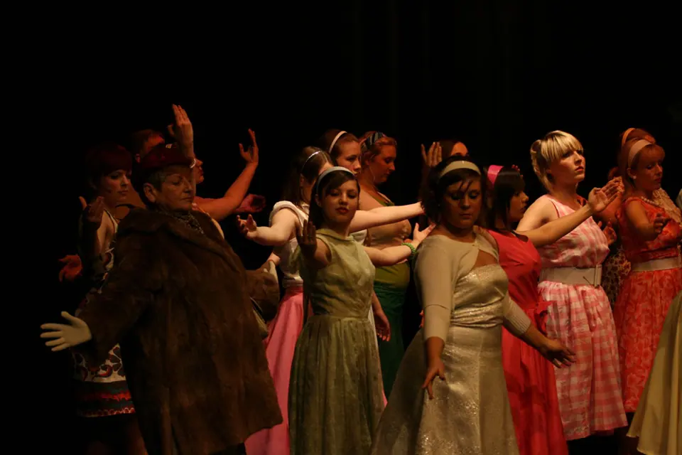 Willenhall Musical Theatre Company's 2008 production of Little Shop of Horrors. Photograph 114 of 171.