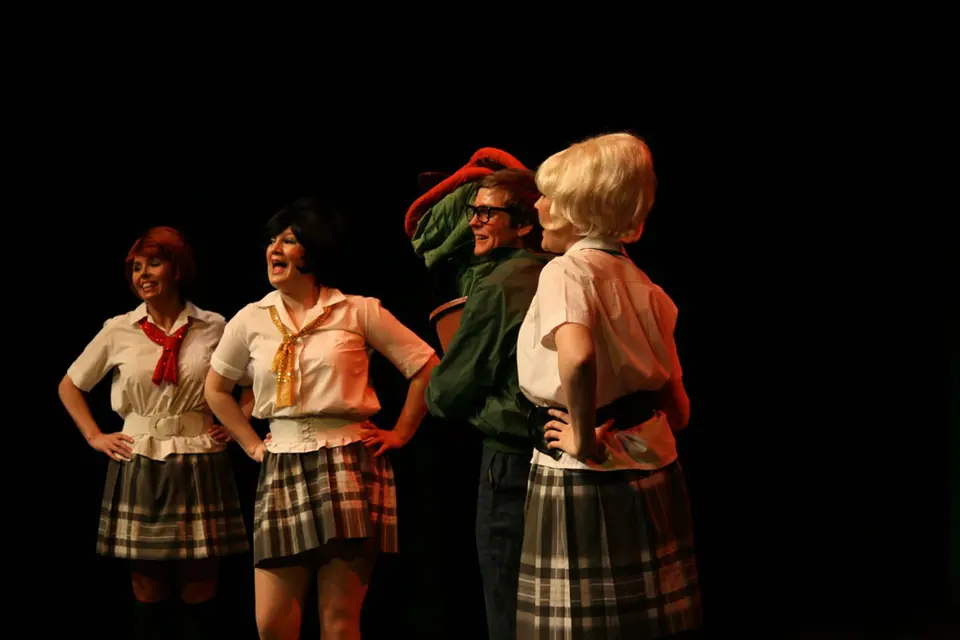 Willenhall Musical Theatre Company's 2008 production of Little Shop of Horrors. Photograph 121 of 171.
