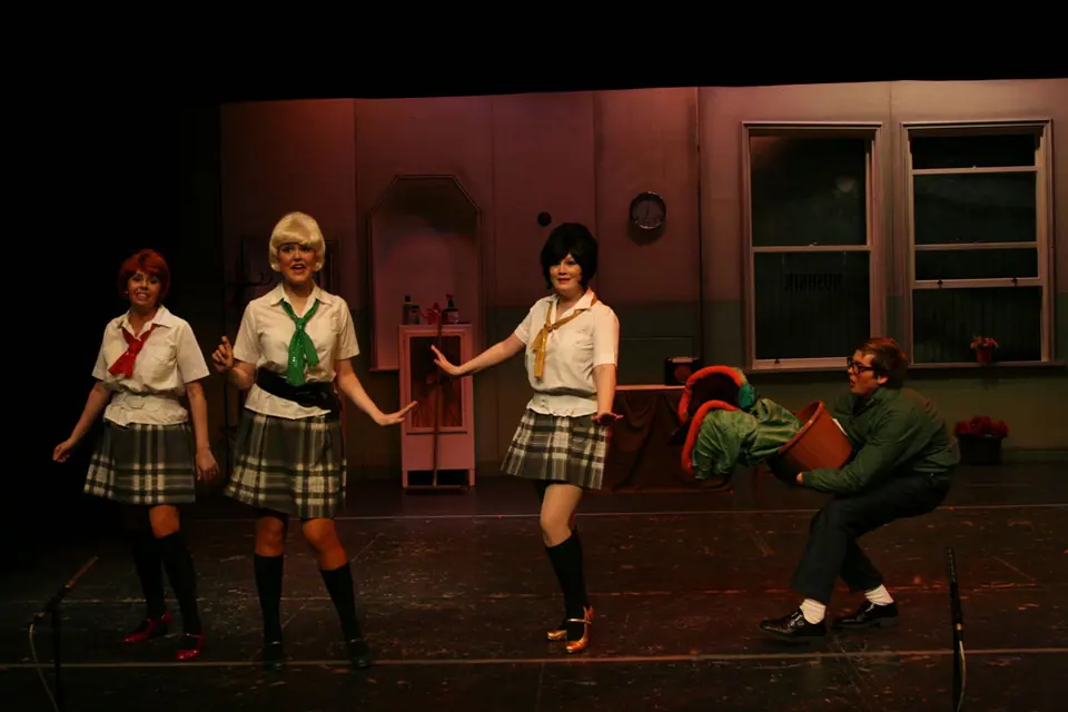 Willenhall Musical Theatre Company's 2008 production of Little Shop of Horrors. Photograph 125 of 171.