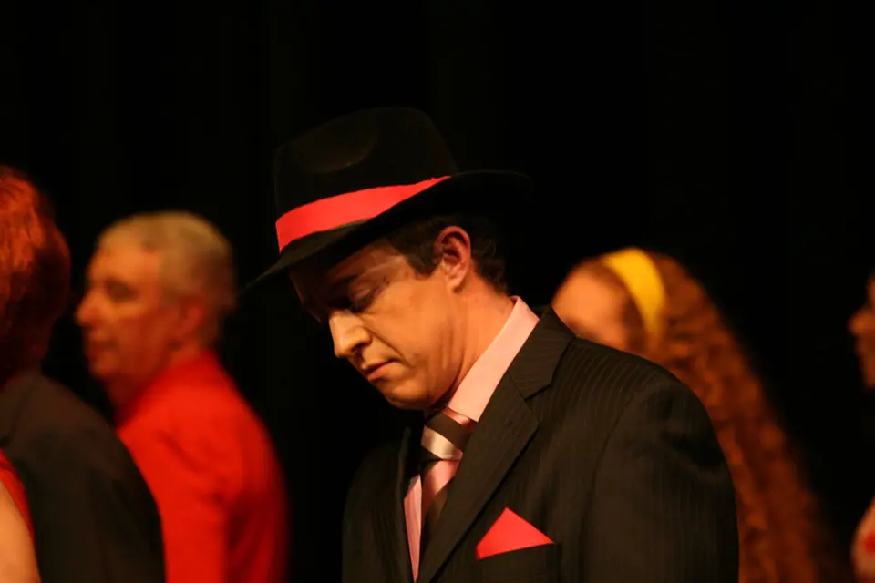 Willenhall Musical Theatre Company's 2008 production of Little Shop of Horrors. Photograph 129 of 171.