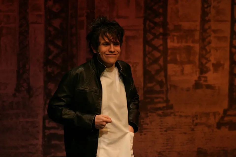 Willenhall Musical Theatre Company's 2008 production of Little Shop of Horrors. Photograph 131 of 171.