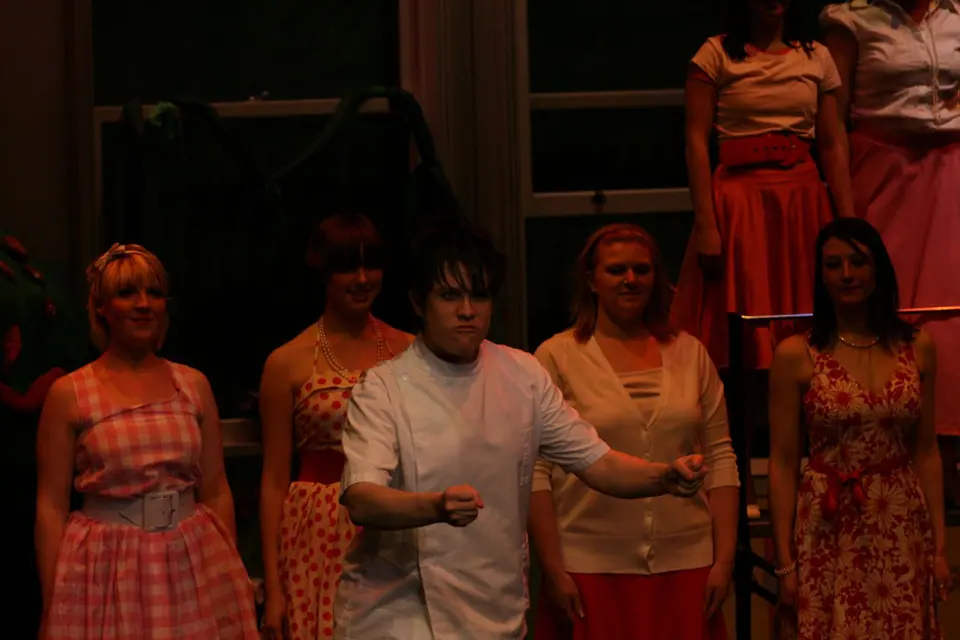 Willenhall Musical Theatre Company's 2008 production of Little Shop of Horrors. Photograph 133 of 171.