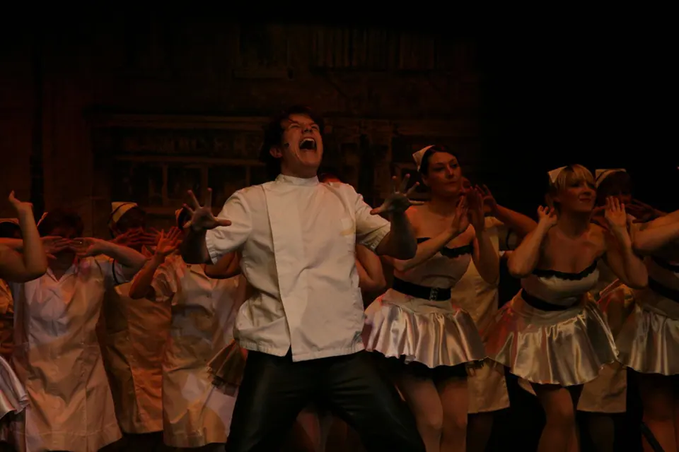 Willenhall Musical Theatre Company's 2008 production of Little Shop of Horrors. Photograph 134 of 171.