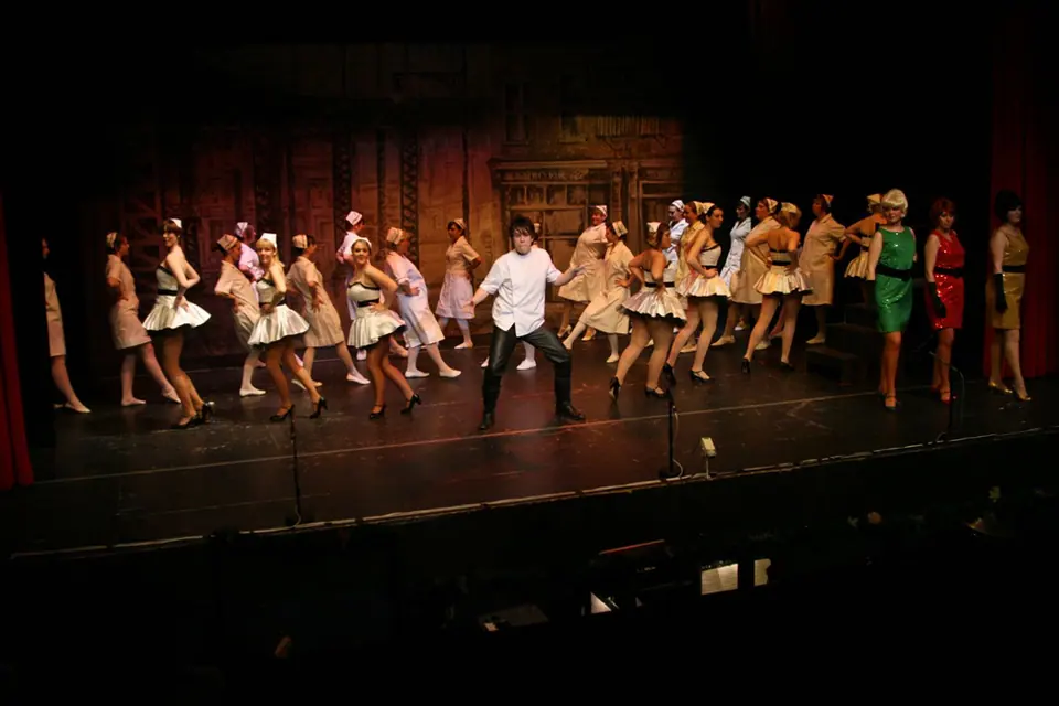 Willenhall Musical Theatre Company's 2008 production of Little Shop of Horrors. Photograph 136 of 171.