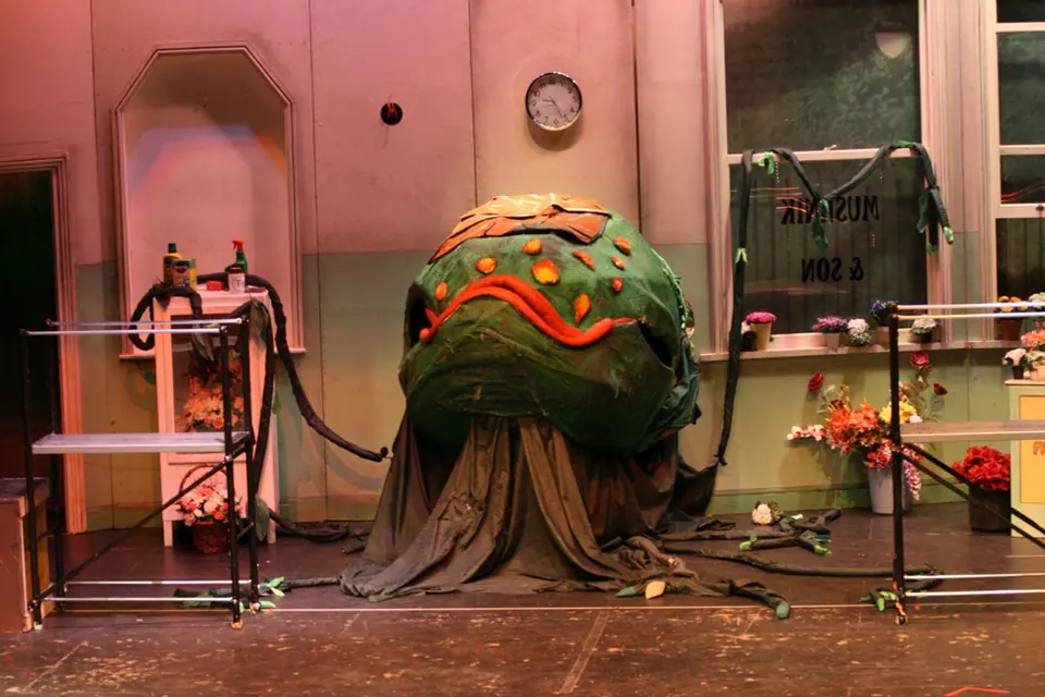 Willenhall Musical Theatre Company's 2008 production of Little Shop of Horrors. Photograph 15 of 30.